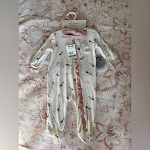 Mulberry Kids Pajama Set - Pink and White Floral